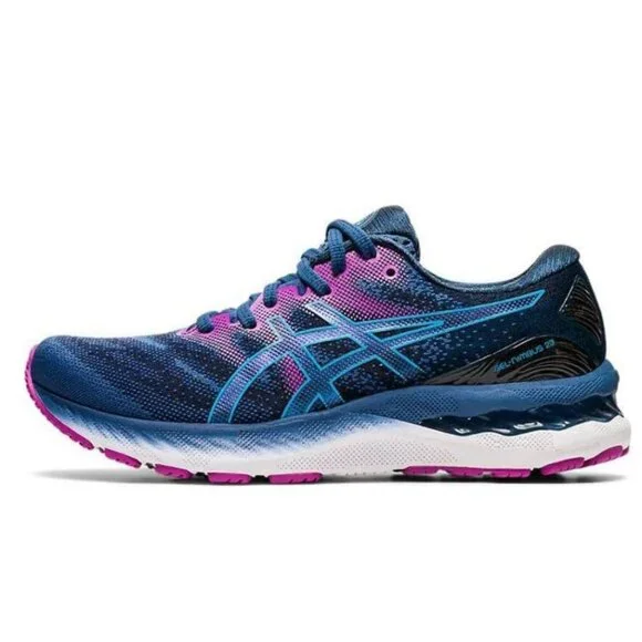 Asics Wmns Gel Nimbus 23 Digital Aqua Plum 1012A885-402 Size 8 us 39 EUR - Picture 6 of 8
